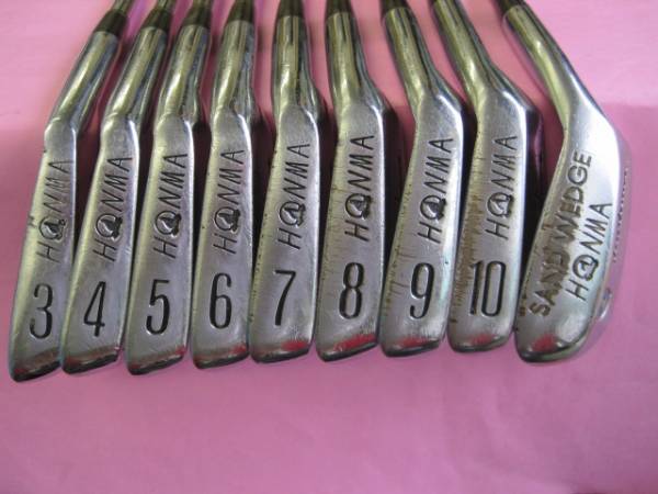 中古★ＨＩＲＯホンマ　3番～10番・ＳＷ　9本　スチールＳ-２_2