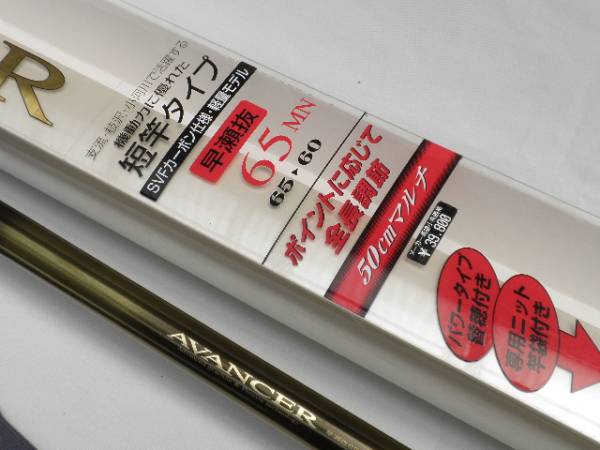 ダイワ アバンサー早瀬抜65MN短竿65－60美品 172g(アユ竿