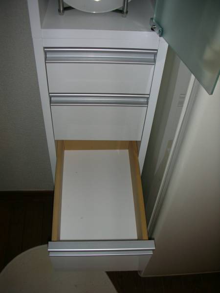 ★☆　中古美品！食器棚　キッチンボード　★ホワイト　白 ☆★_3