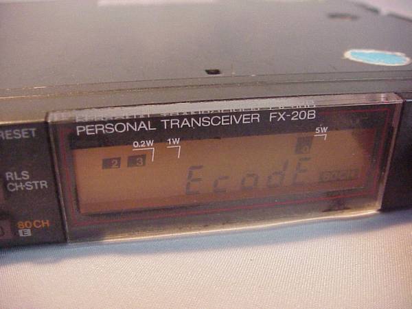 パーソナル無線 富士通テン FTM90-520BC FX-20B マイク付(モービル