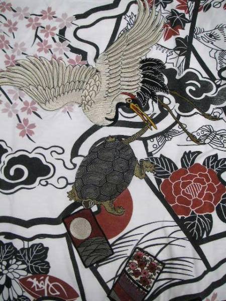 インフィニティ胤富仁帝 桜鶴亀 花札柄 和柄ロンt 白 M Mサイズ 売買されたオークション情報 Yahooの商品情報をアーカイブ公開 オークファン Aucfan Com