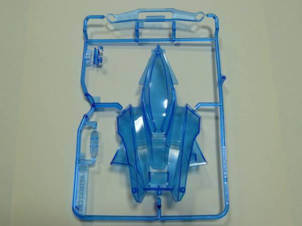 ミニ四駆　ダイナホーク　クリヤーブルー ミニ四駆 ダイナホークGX クリアーブルー ボディー(ミニ四駆)｜売買
