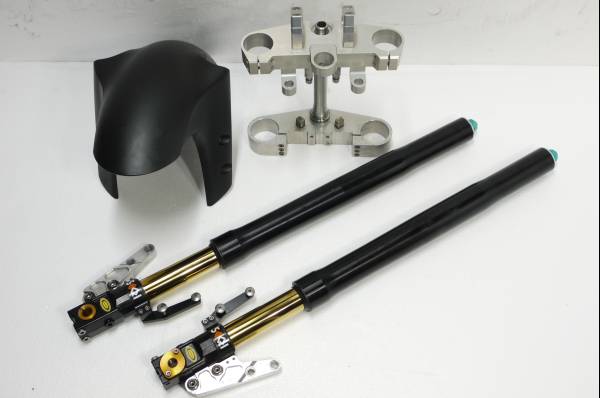 XJR1200 XJR1300用Y'S GEAR SOQI製倒立フォーク&ステムset(フロント