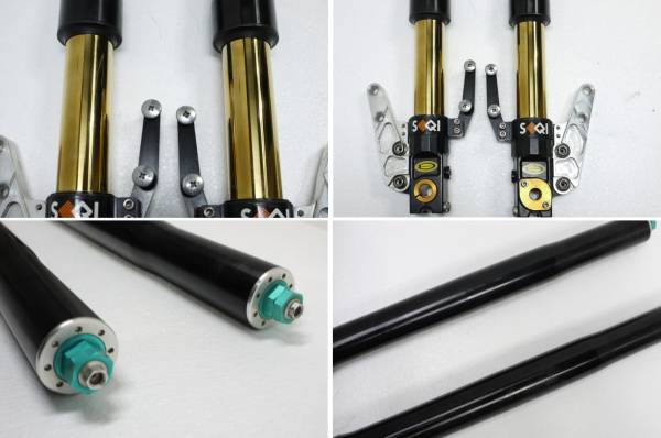XJR1200 XJR1300用Y'S GEAR SOQI製倒立フォーク&ステムset(フロント