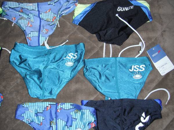 サイズいろいろ 男子 競泳水着10枚セット 競パン jss(Sサイズ以下