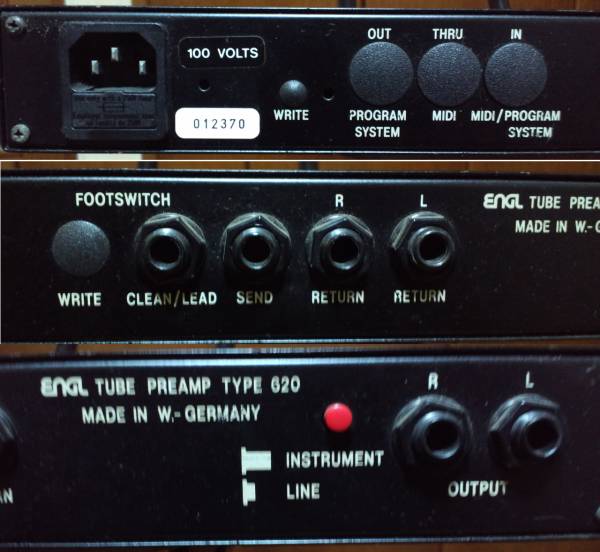 □□ENGL エングル TYPE 620 TUBE プリアンプ 真空管 □□(プリアンプ 