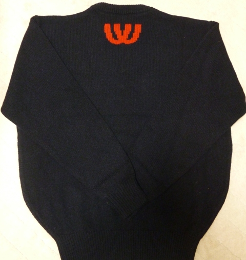 新品　ミエコウエサコ　メンズ　セーター　Ｍサイズ　ネイビー_2