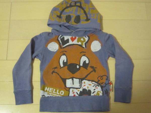 ☆ラブレボ☆リス夫パーカー☆100☆オソロで☆グラグラ、JAM(100（95  