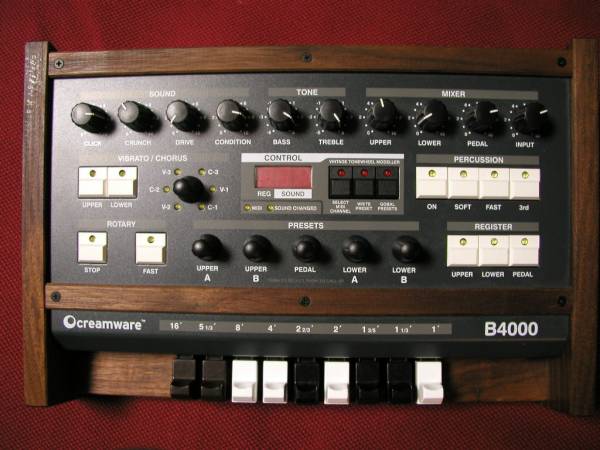 レア CREAMWARE B4000 オルガンモジュール USBコントローラ(音源 