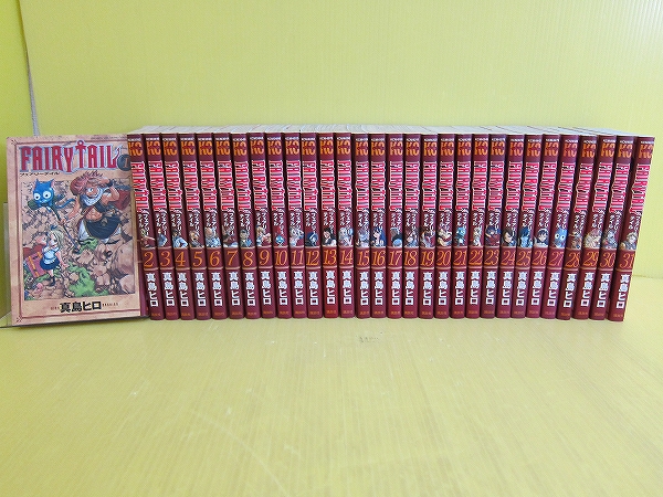 Fairy Tail フェアリーテイル 全巻1 31巻 真島ヒロ 全巻セット 売買されたオークション情報 Yahooの商品情報をアーカイブ公開 オークファン Aucfan Com