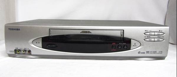 東芝 アリーナ ビデオデッキ VHS Hi-Fi カセットVTR A-F8 98年製(VHS