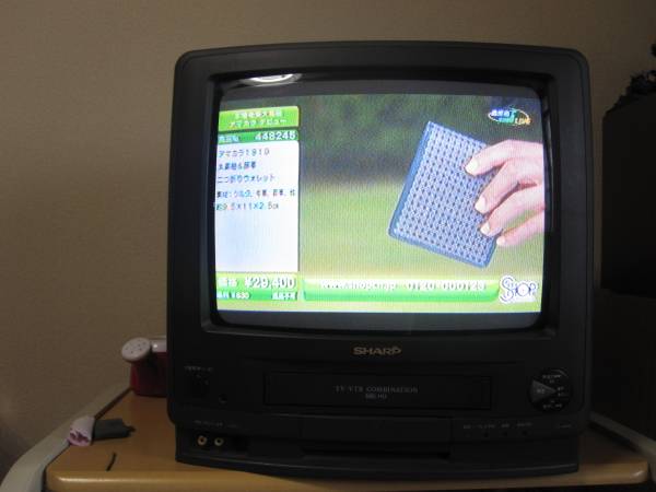 激安中古☆SHARP シャープVT-14M20 ブラウン管テレビ ビデオ