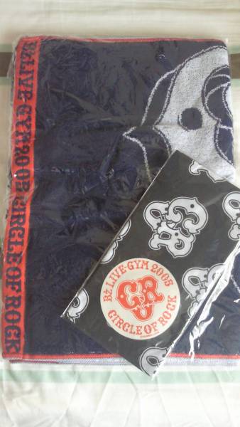 B'z LIVE-GYM2005「CIRCLE OF ROCK」ツアータオル●新品未開封_1