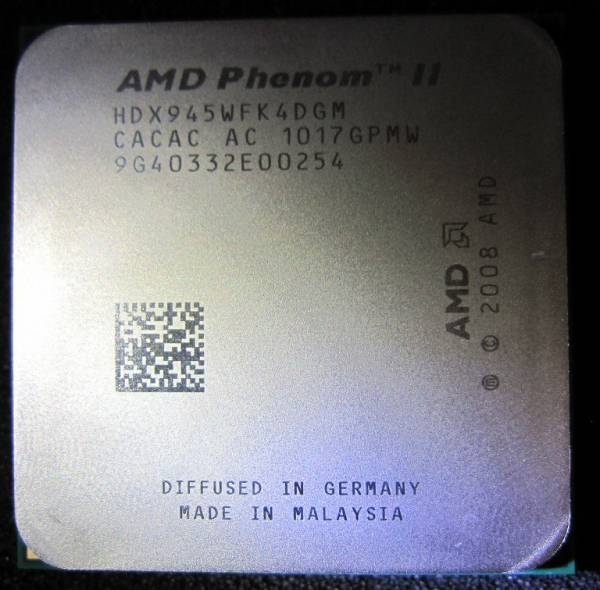 AMD Phenom II X4 945 3.0G 6MB L3 C3 95W BOX AM3 CPU 4コア_1