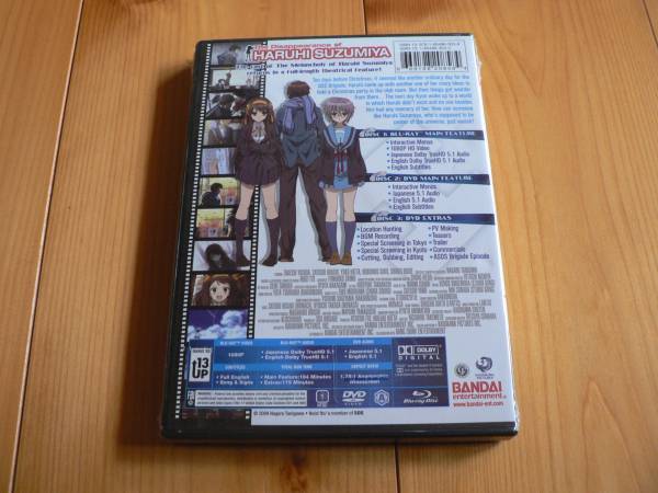 涼宮ハルヒの消失　ブルーレイとDVDコンボ　北米版　新品_2
