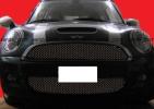 ミニクーパーS 高品質メッシュグリル クローム/ブラック R55 R56
