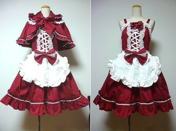 新品BABY.the STARS◇赤ずきんちゃんJSK &ケープセット Angelic