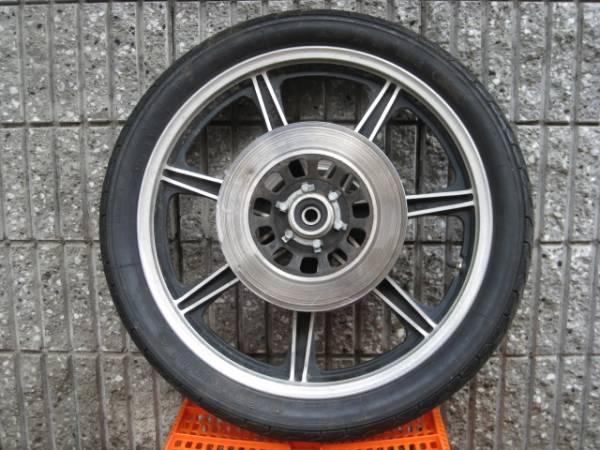 初期型SR400/500 純正ダブルディスクキャストホイール gxs-1txxj