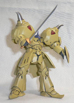 1/220FSS 海洋堂 ザカー重装備版完成品 ファイブスター物語(完成品