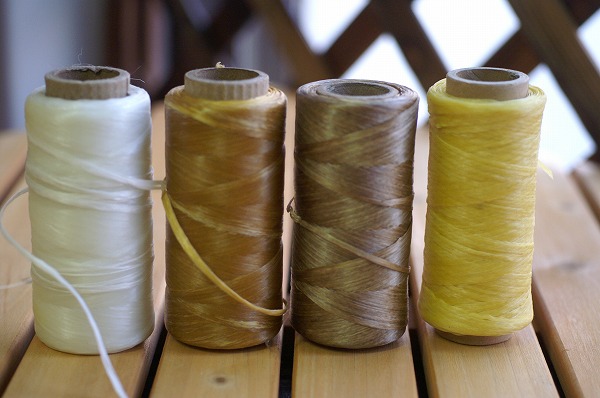 シニュー糸 ハニーゴールド インディアン＃標準　レザークラフト_2