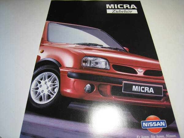 ☆海外オプションカタログ独語 日産 マイクラ(K11マーチ) 3768(マーチ