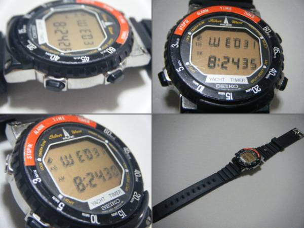 セイコー ヨットタイマーA827-6000 ☆セイコー Silver Wave ヨットタイマー A827-6000 中古品☆(セイコー