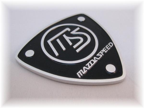 マツダ　ロータリーエンブレム ☆マツダスピードMAZDASPEEDロータリー エンブレム ブラック☆(マツダ