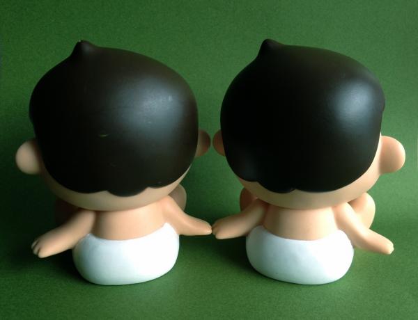 和光堂☆わこちゃん☆ソフビ人形☆二つ☆美品(行事、記念品)｜売買され