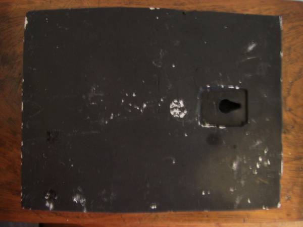 アンティーク風レリーフ「百合の紋章」シャビーな壁飾り２個組_3