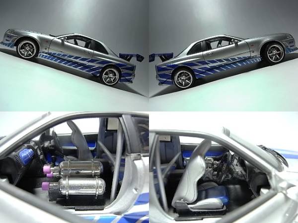 絶版 1/18 ワイルドスピード2 ブライアン R34 GT-R スカイライン