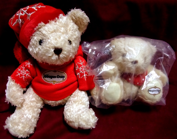 ハーゲンダッツ テディベア(小) クリスマス 非売品 ぬいぐるみ 