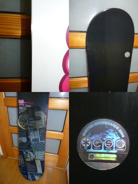 バートン ゼロデシベルBURTON 0DB 155.5cm スノーボード 04年(155cm  