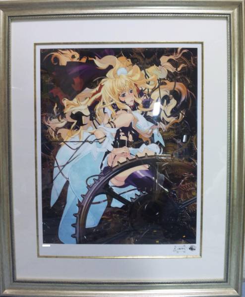 マクロスF 原画展 版画 シェリル イツワリノウタヒメ 白うさぎ