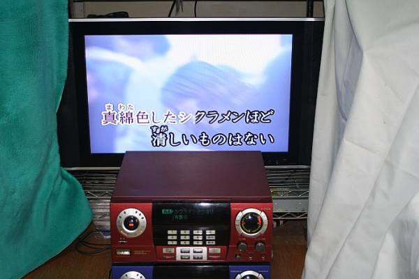 ♪DAM 業務用通信カラオケ DAM-G50(赤)／演奏可能品♪(カラオケ機器  