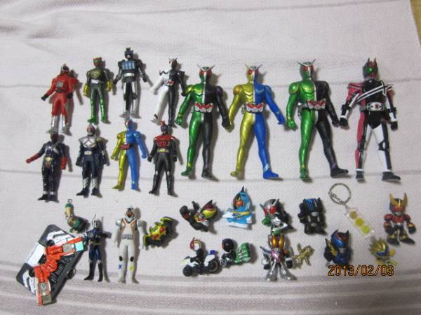 仮面ライダー　ソフビetc・・・　３４点セット　_1