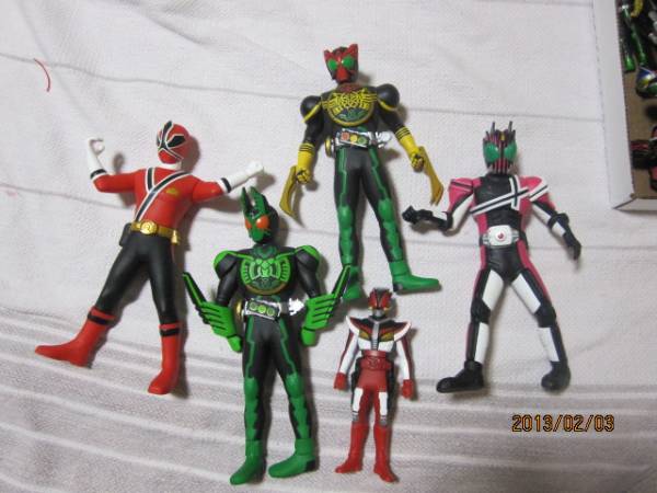 仮面ライダー　ソフビetc・・・　３４点セット　_2