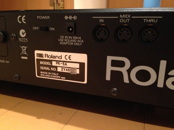 Roland PK-5A MIDIペダル 足鍵盤 中古美品(ローランド)｜売買された 