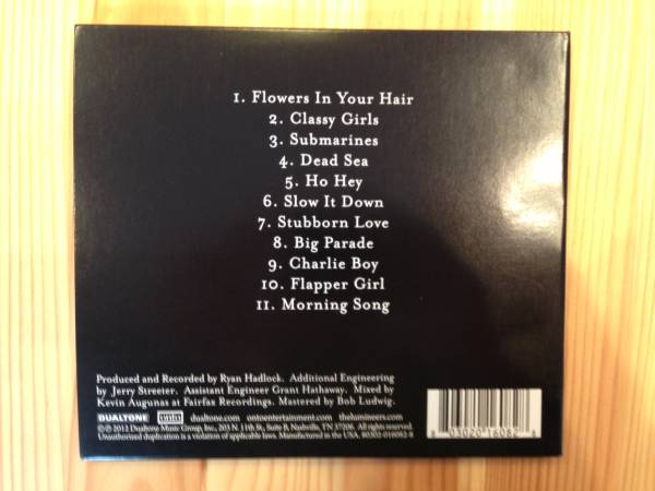 THE LUMINEERS ルミニアーズ 1stアルバム 輸入盤 Ho Hey_2