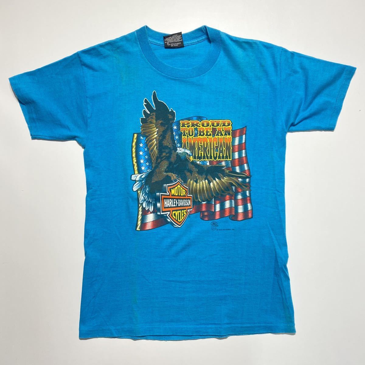 【M】1980s Harley Davidson Print Tee 1980年代 ハーレーダビッドソン プリント 半袖Tシャツ Tシャツ G1140