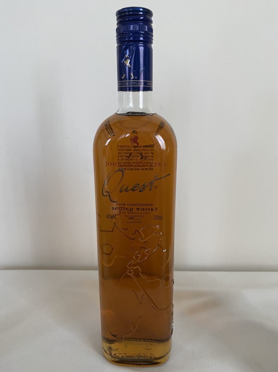 ジョニーウォーカー 黒 クエスト デコ 760ml～350ml 3本セット 未開栓