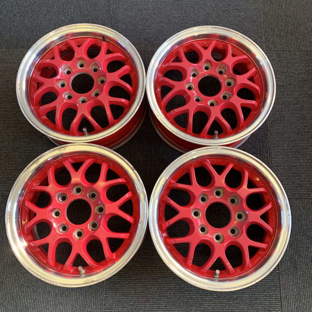 【希少品】Racing SPARCO 13インチ レッドホイール 13×5J RACING SPARCO 13インチ5J＋47 4H-110⁄114.3 4本セット 2026年最新Yahoo!