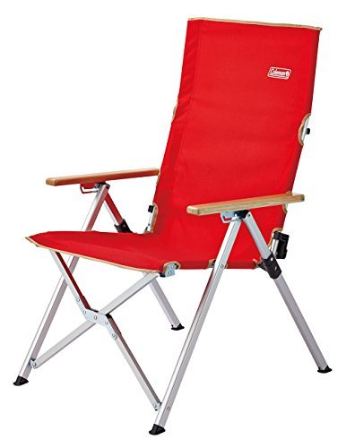 ☆新品☆ DXレッド .E2-VBコールマン チェア レイチェア 3段階リクライニング式 ハイバック_5