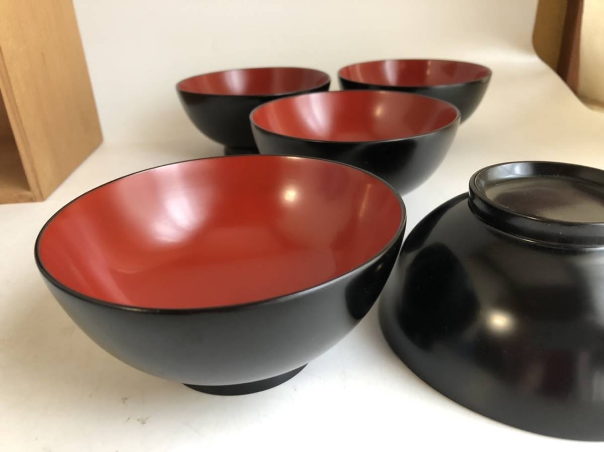 輪島塗 | - 400-1 汁椀／黒内朱塗 加藤漆器店 公式オンラインショップ