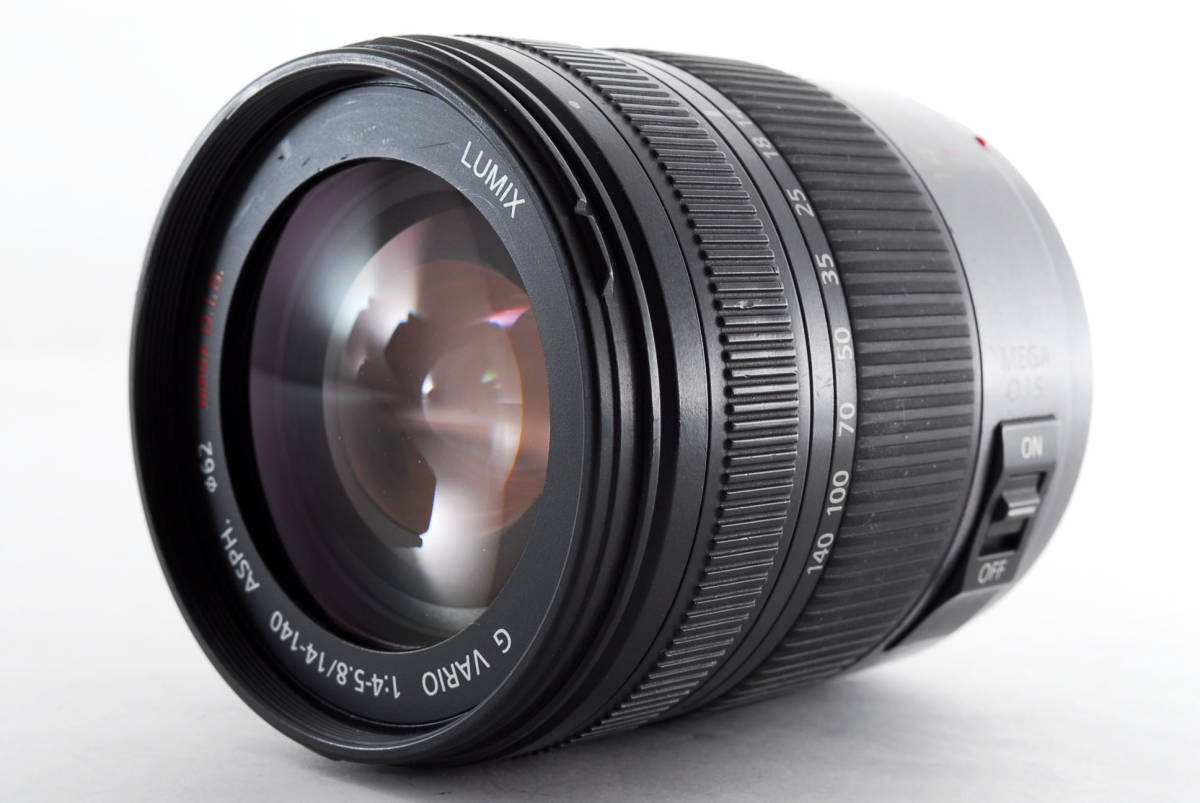 Lumix G Vario 14-140mm f/4-5.8 Aspherical Mega O.I.S ED レンズ