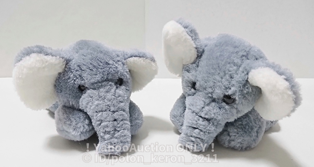 ゾウ ぬいぐるみ 2体セット 15cm 小さいサイズ 象 2個 動物 グッズ マスコット 雑貨 ゾウ一般 売買されたオークション情報 Yahooの商品情報をアーカイブ公開 オークファン Aucfan Com