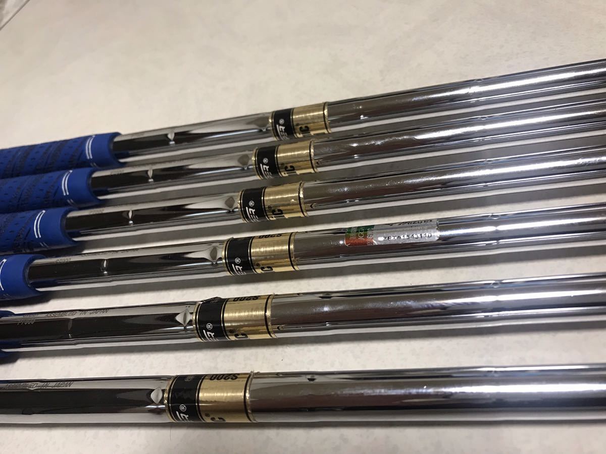 美品】 MIZUNO MP-55 アイアン ダイナミックゴールド S200 5-P 6本