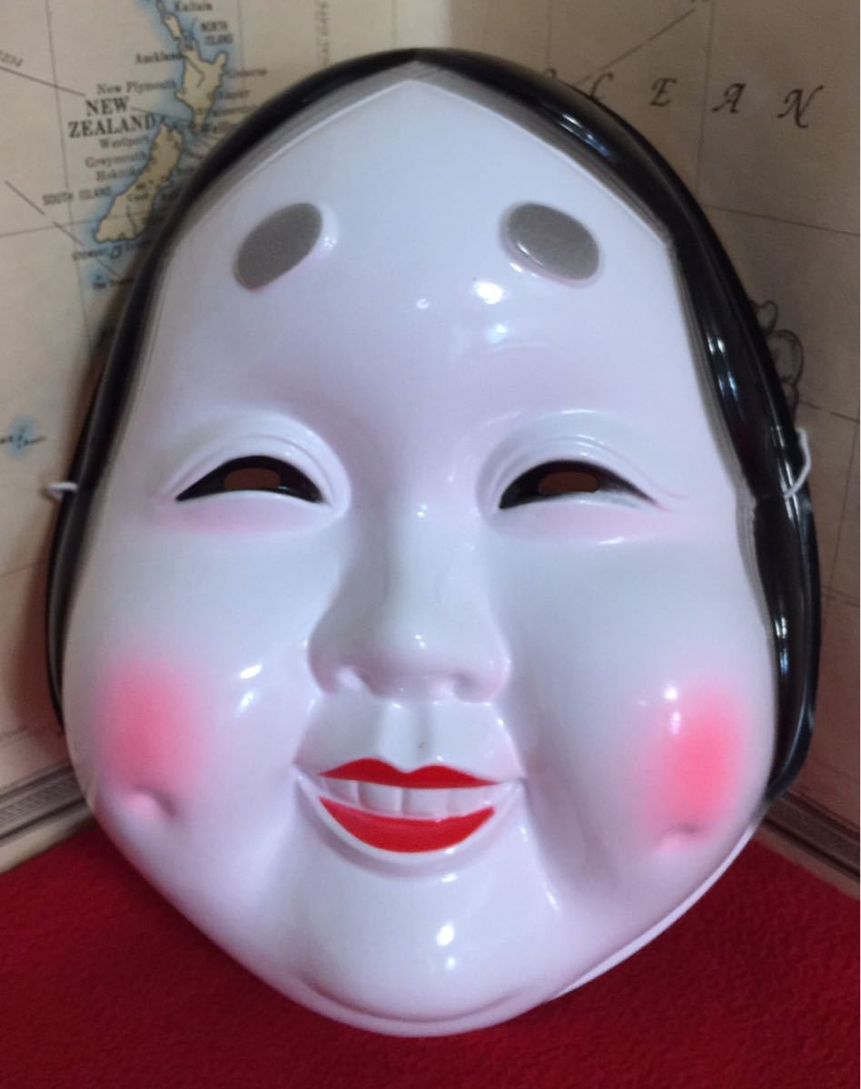 キャラおめん 祭り お面 おかめのお面 縁起物の良い おかめのお面 マスク 売買されたオークション情報 Yahooの商品情報をアーカイブ公開 オークファン Aucfan Com