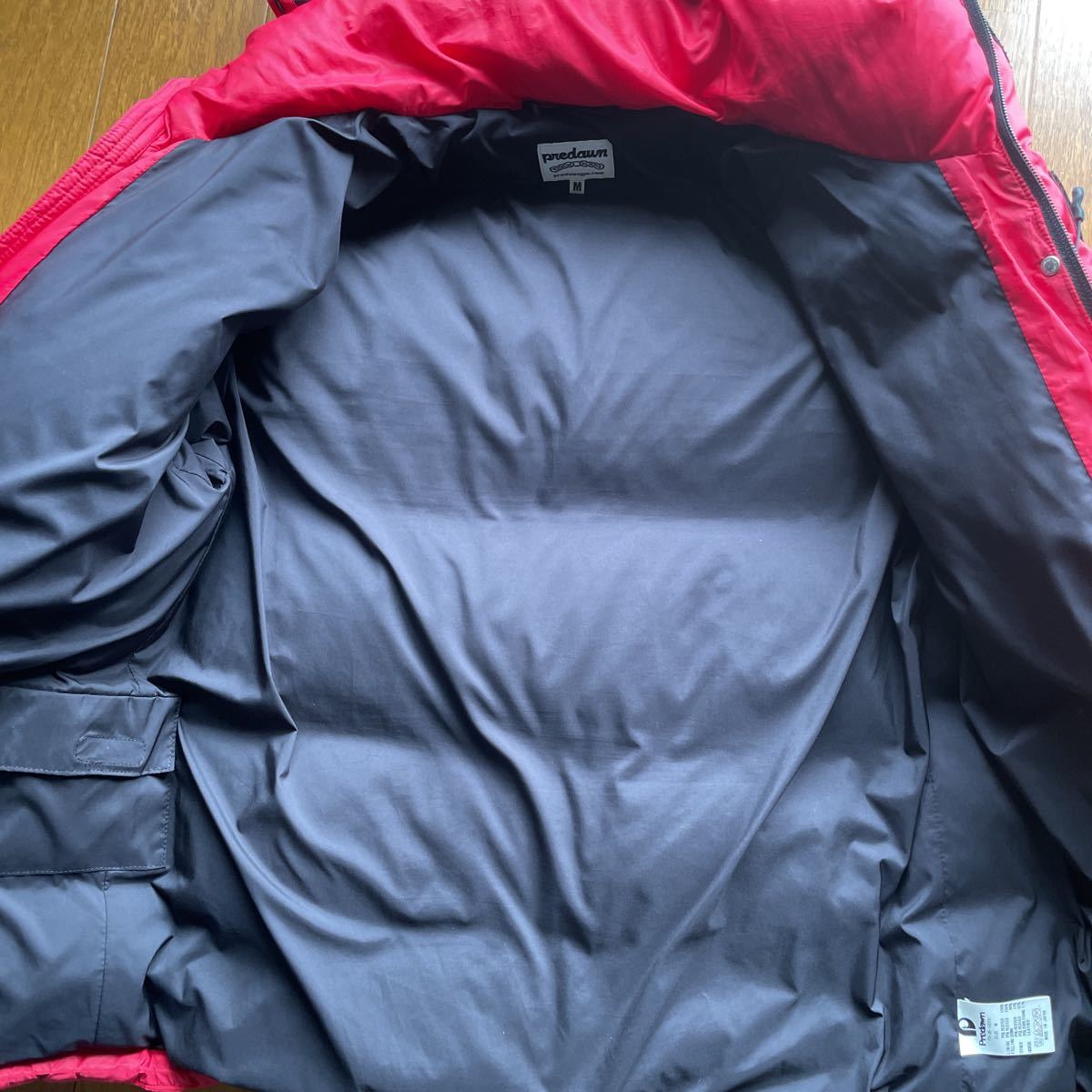 Predawn （プリドーン） DOWN JACKET ダウンジャケット RED M nitraid 
