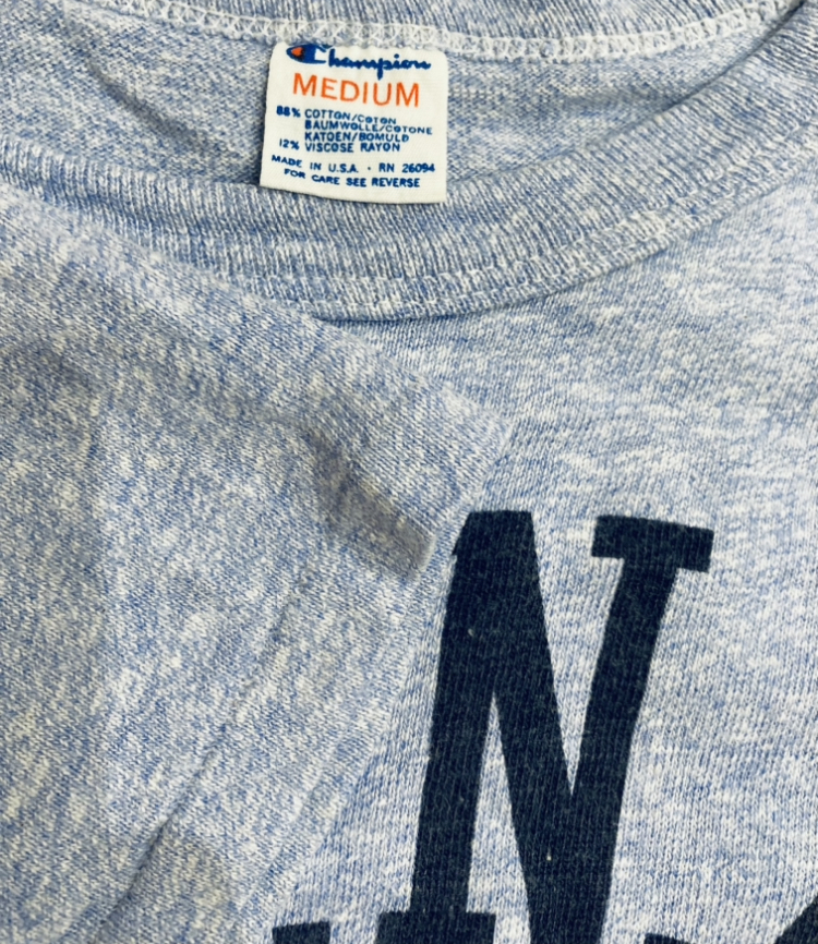 80s ☆ Champion チャンピオン トリコタグ Tシャツ (Mサイズ) USNA 