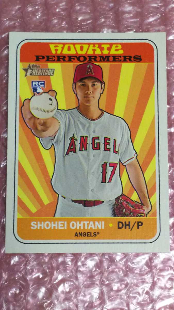送料込即決 2018 Topps Heritage High Number Rookie Performers RP-SO Shohei Ohtani 大谷翔平 ルーキーイヤー 0 Heritage Topps 8-Pack Blaster One